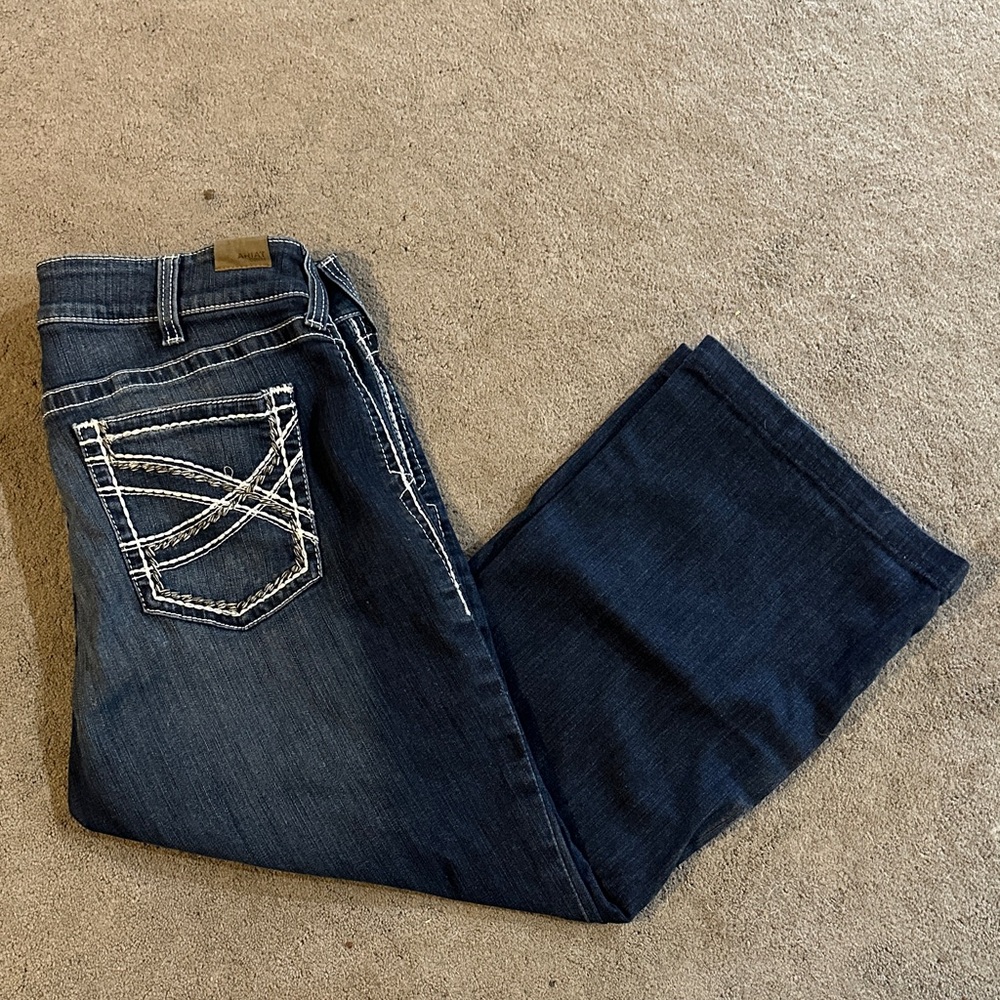 Ariat Women's Dark Blue Trouser Jeans EXTRA SHORT